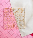 Golden Charm Square Ruler 5"