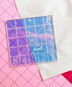 Iridescent Charm Square Ruler 5"