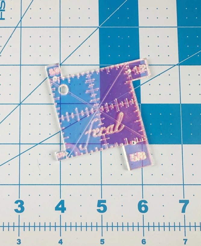 Iridescent Seam Gauge