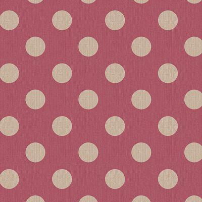 Tilda Chambray Dots Burgandy*