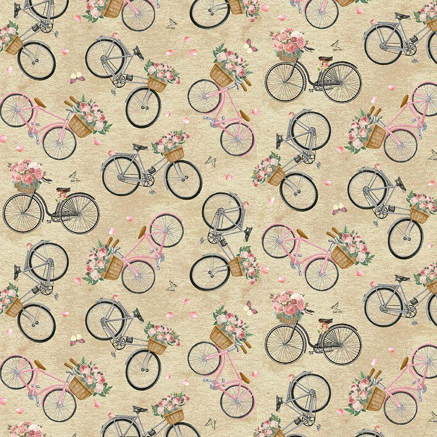 Jardin French Bike Floral