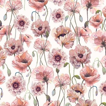 Floral Serenade Poppies Blush