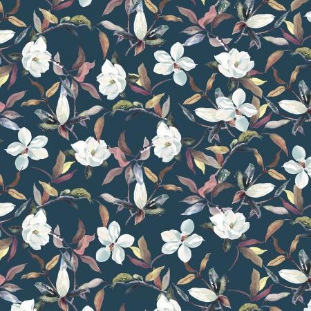 Floral Serenade Blossom Navy