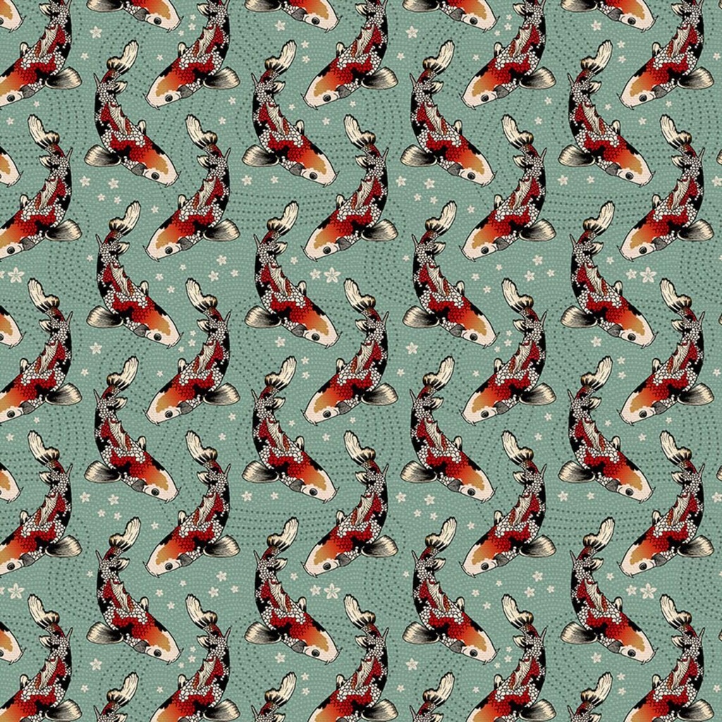 Kimonos & Koi Koi Pond
