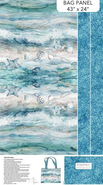 Sea Breeze Bag Panel 24"x43"