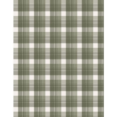 Wildlife Trail Plaid Crm/Grn