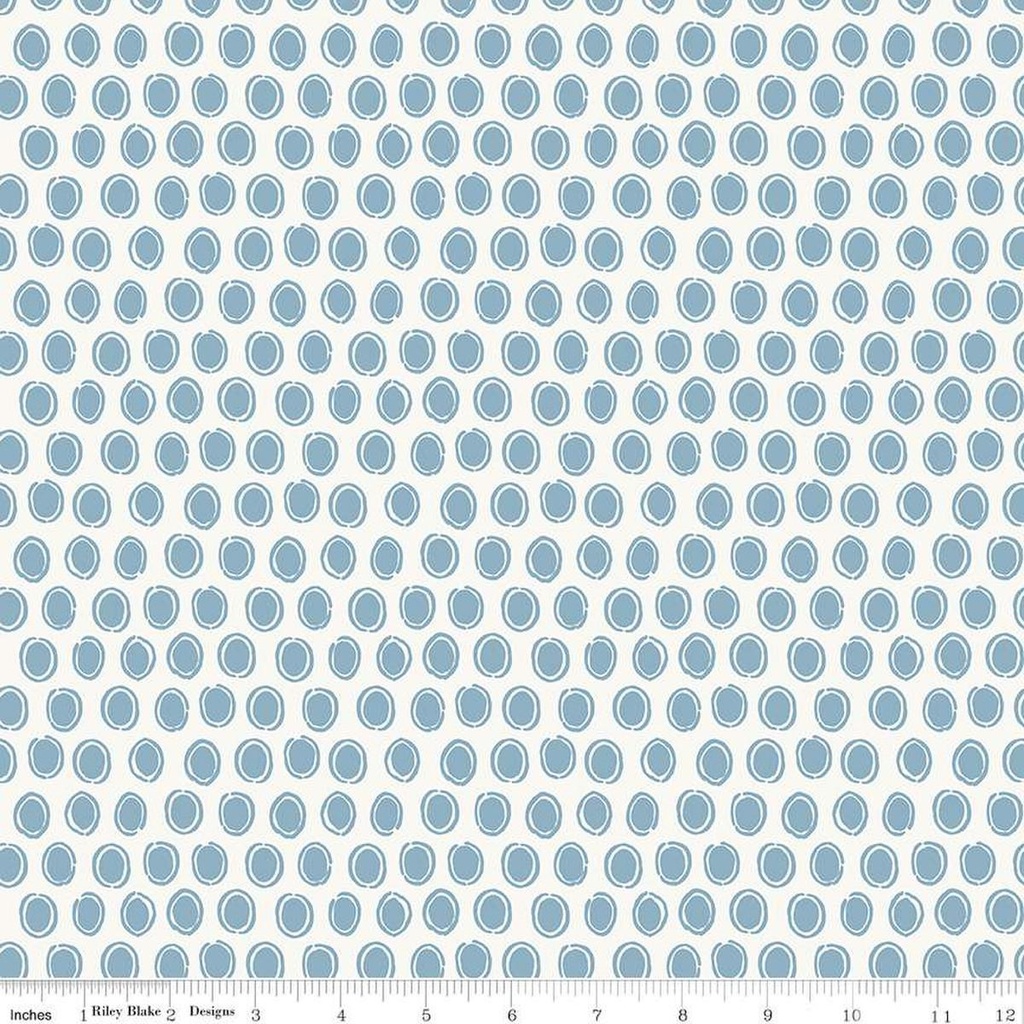 Countryside Dot Blue