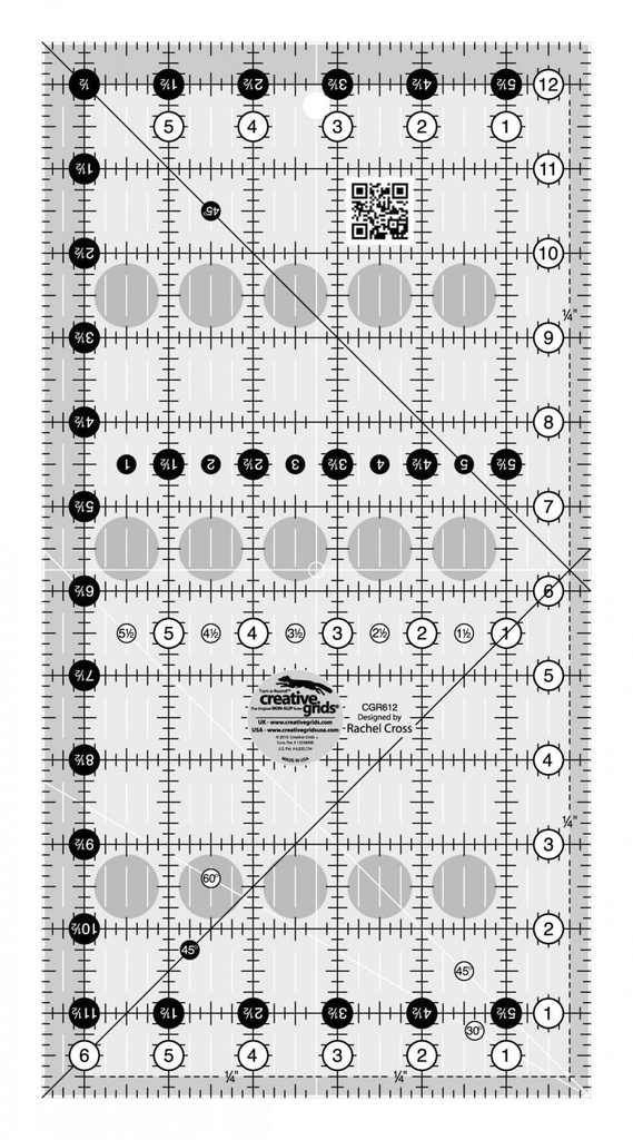 6.5" x 12.5" CGR Ruler