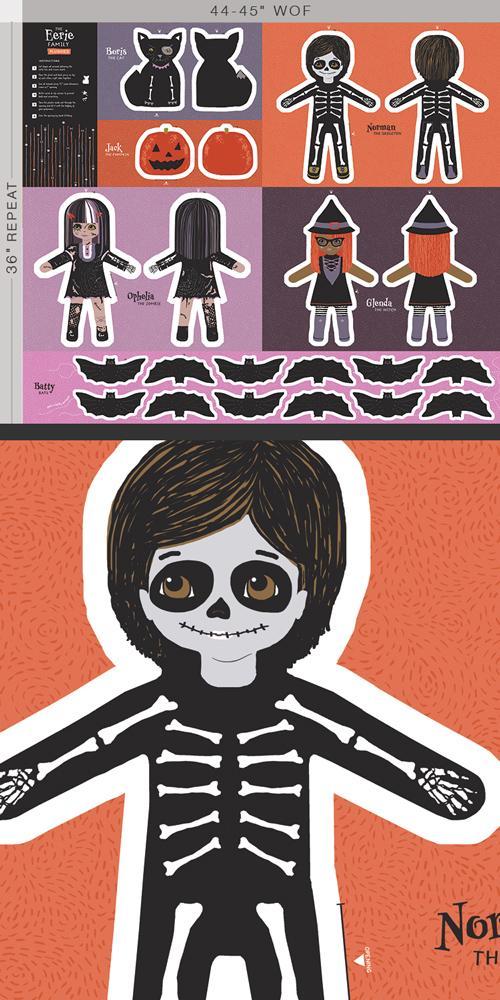 The Eerie Family Panel 24"