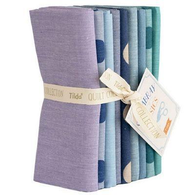 Tilda Chambray Summer Blues FQ 9pc