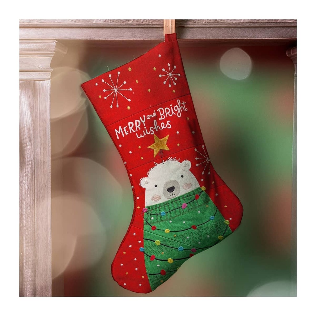 Tiled Stocking Cynthia Frenette