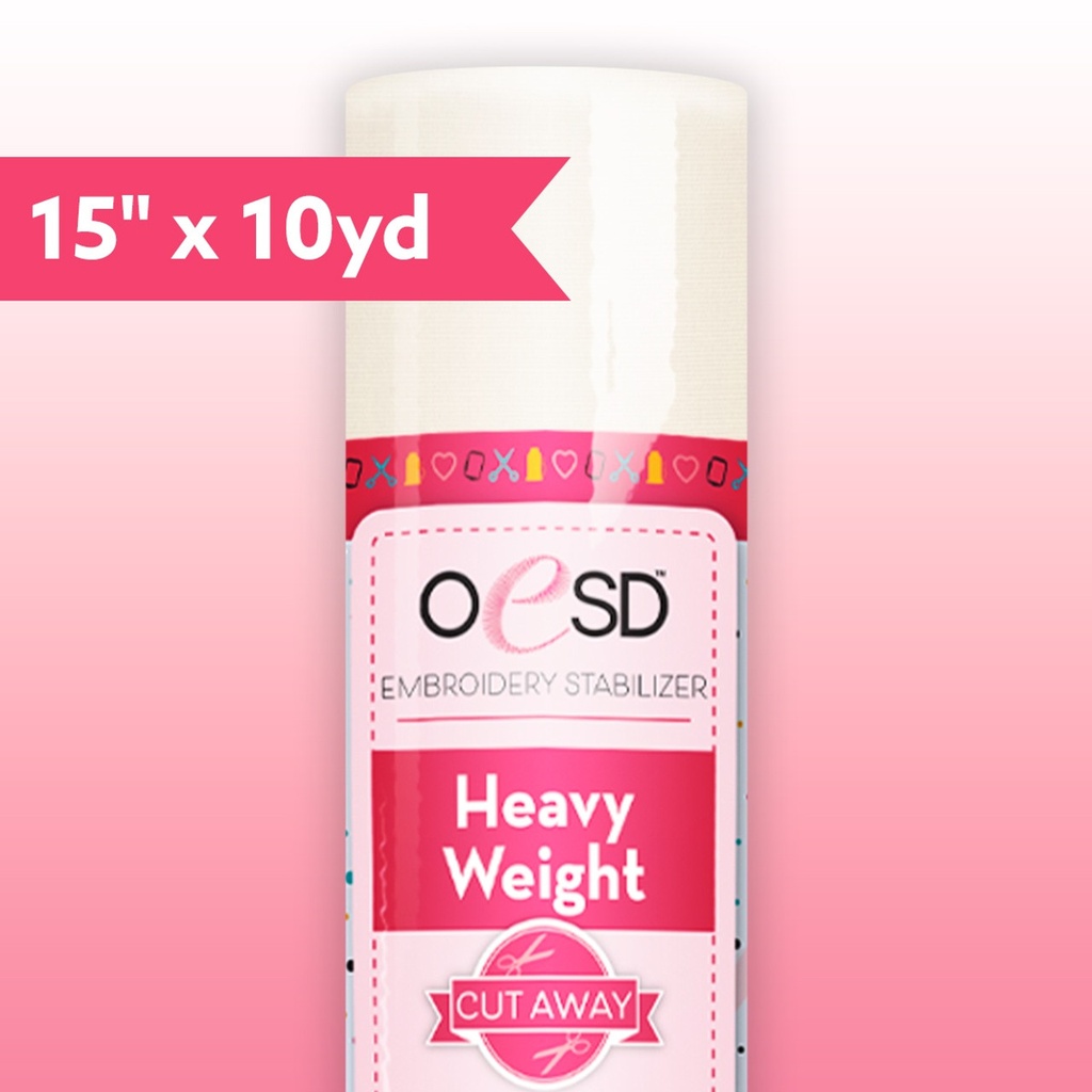 Heavy Weight CutAway White 15" x 10yd