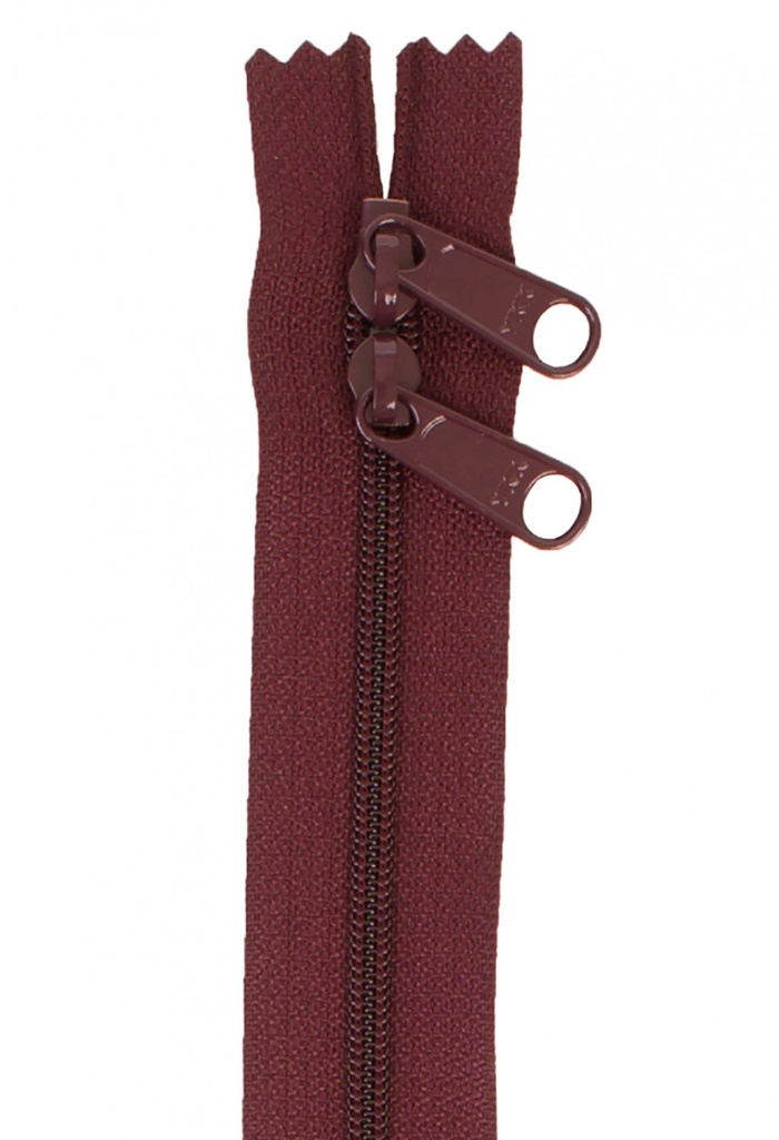 30" Zip Cranberry