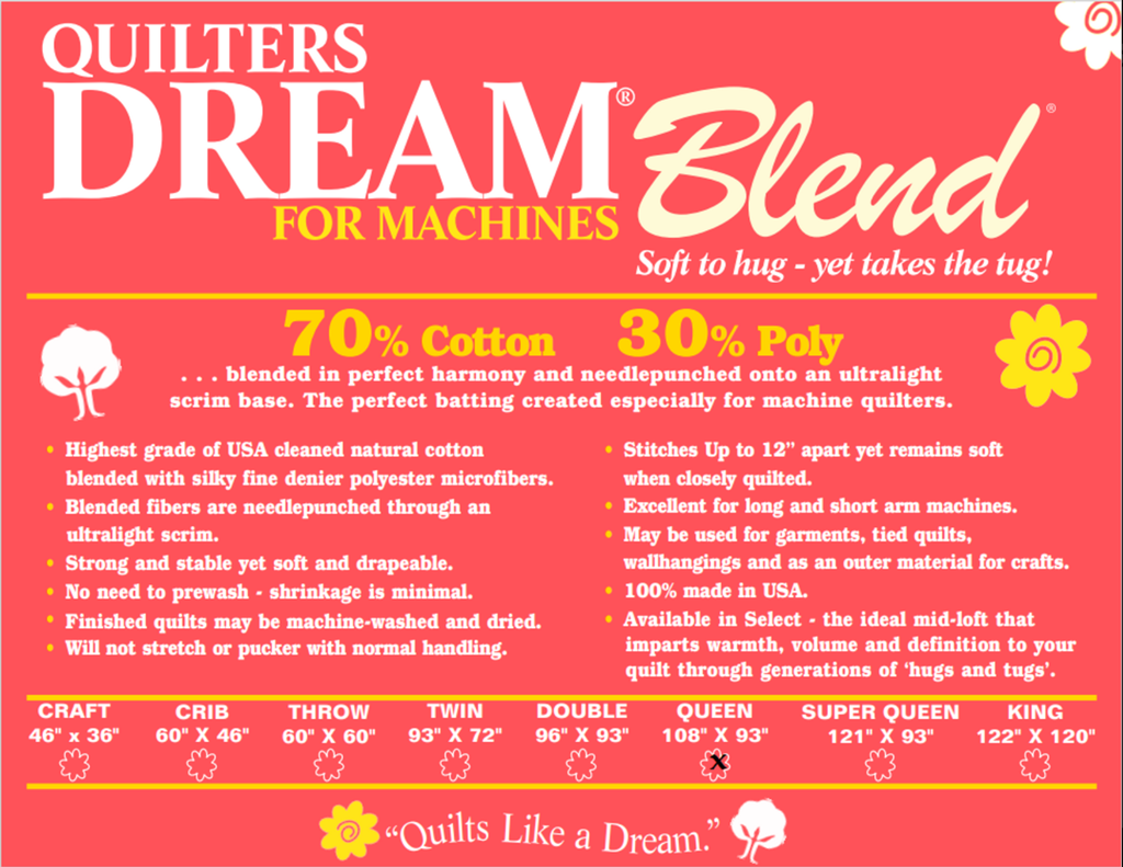 Dream Blend TWIN 93"x72