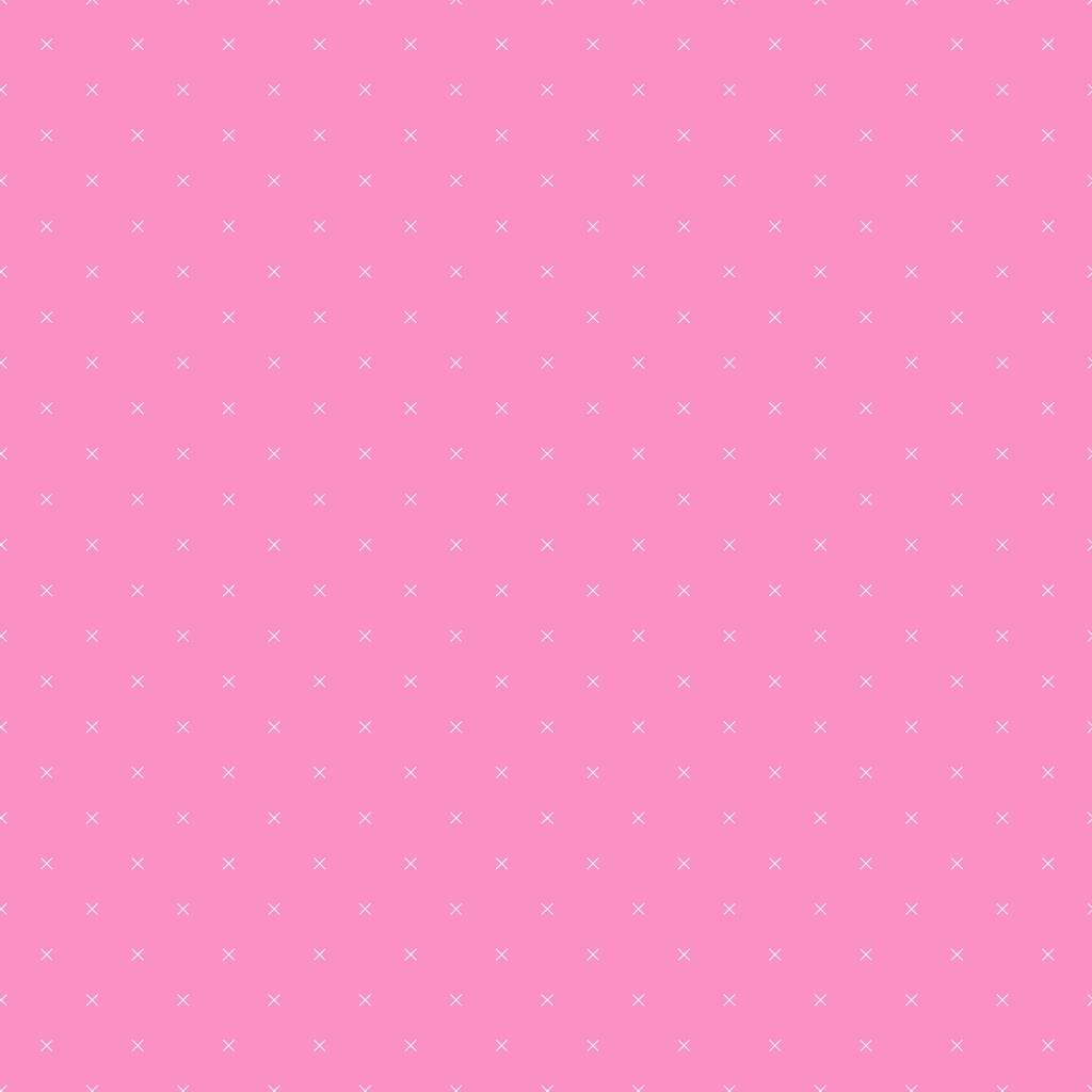 Bee Cross Stitch Coral