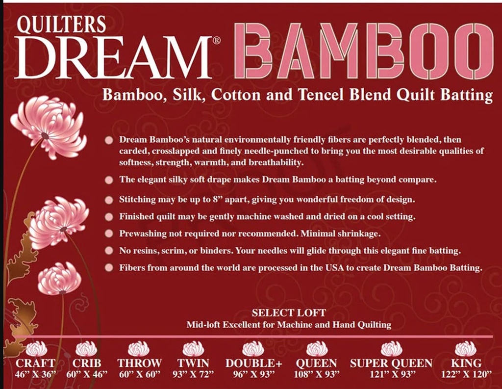 Dream Bamboo TWIN 93"x72"