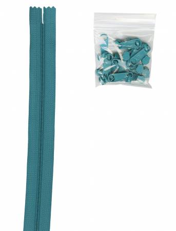 Zippers by the Yard Emerald