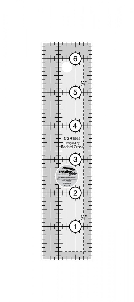 1.5" x 6.5" CGR Ruler