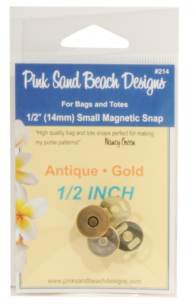 Mag. Snap 1/2"antgld