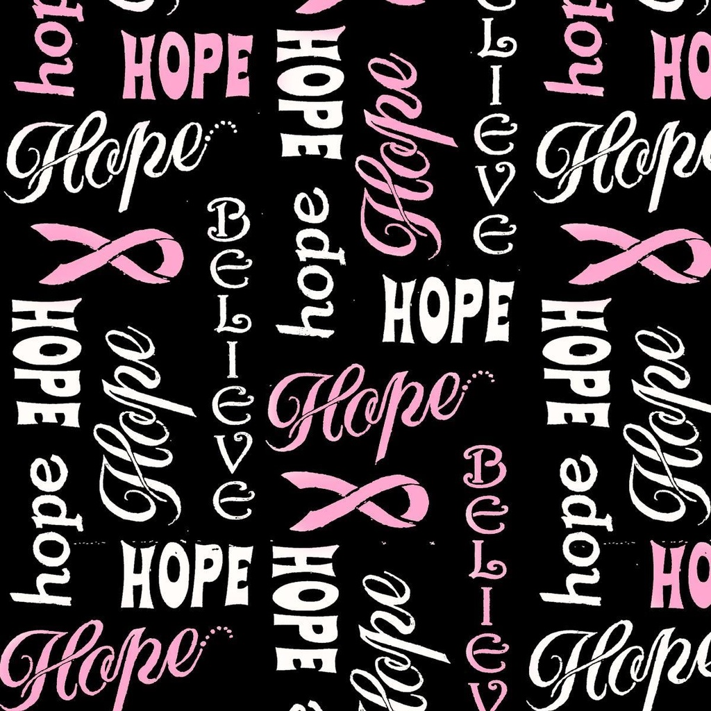 Positively Pink Hopeful Text