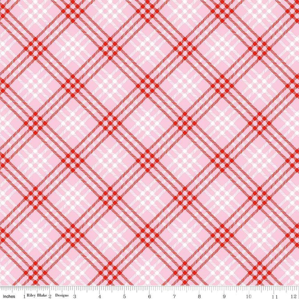 Christmas Joys Plaid Pink