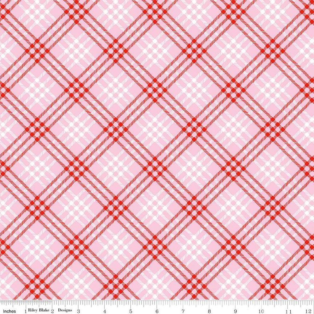 Christmas Joys Plaid Pink