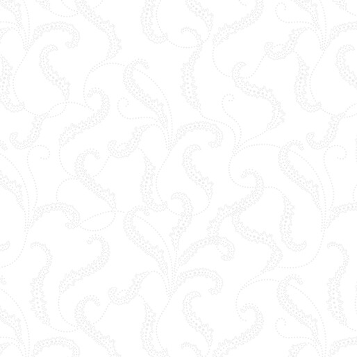 Filigree Scroll White