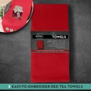 Tea Towel Red 20"x28"
