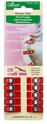 Wonder Clips 10ct Red