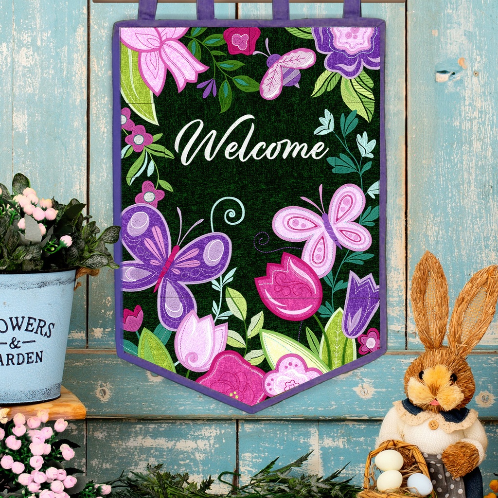 Spring Welcome Garden Flag