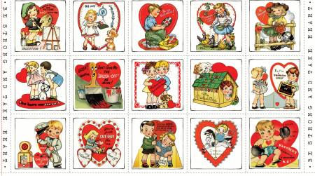 Take Heart Patch Panel Valentines 24"