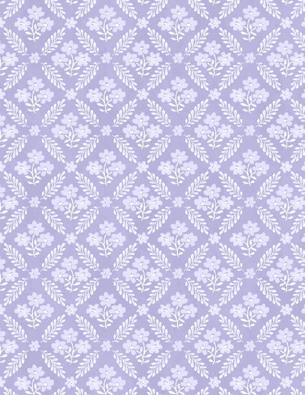 Morning Blooms Grid Tonal