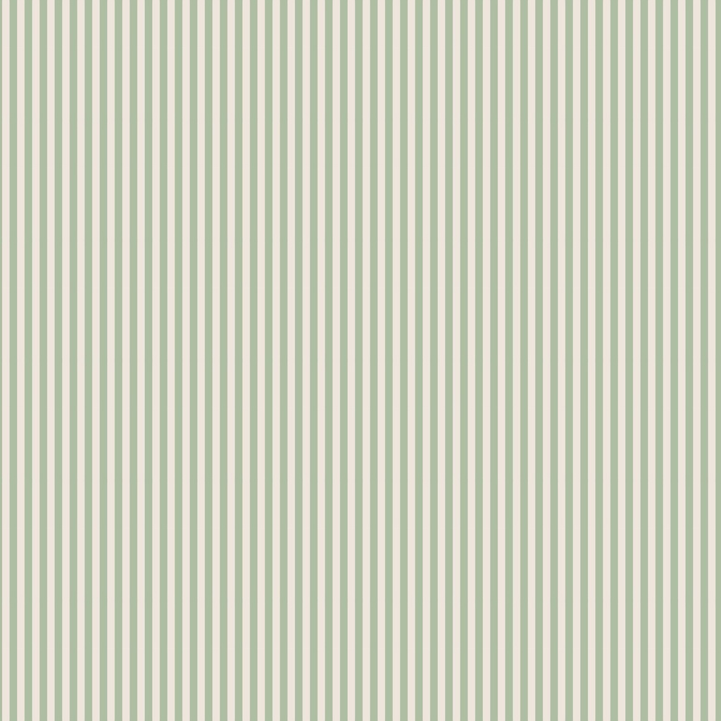 1/8" Stripe on Ivory Sage