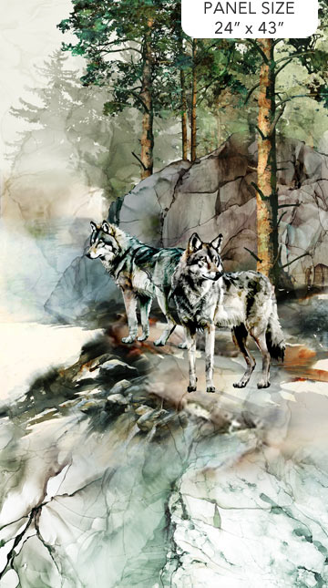 Lone Wolf Panel 24"