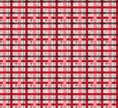 To Grandmother's House Plaid Pink