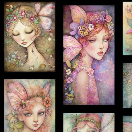 Enchanted Fairy Portrait Patches