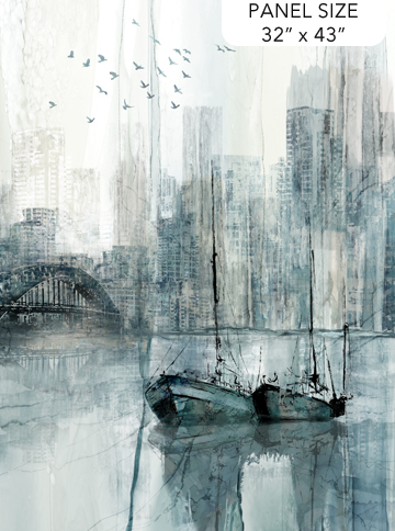 City Harbor Panel 32"x43"