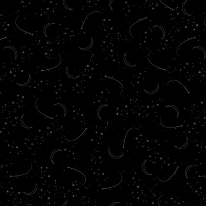 Back In Black Stars & Moon