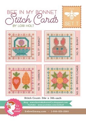 Bee in My Bonnet Stitch Card T