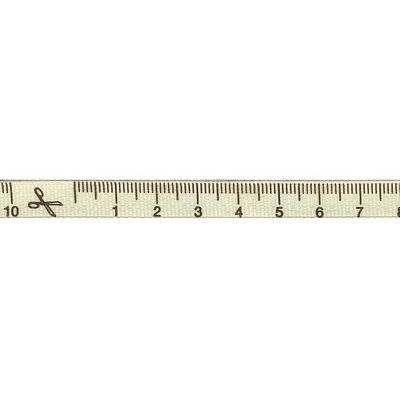 Tape Measure Ribbon Ivory