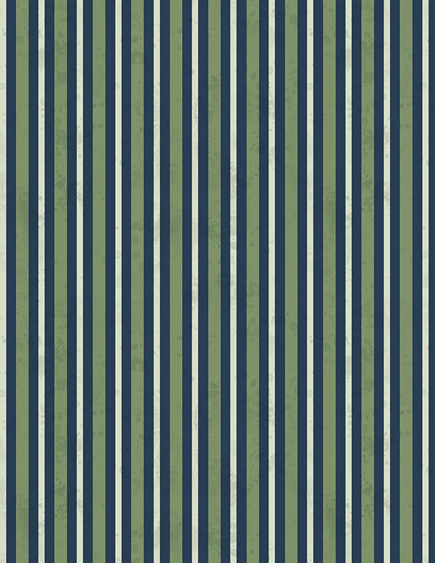 Garden Grace Vertical Stripe Navy