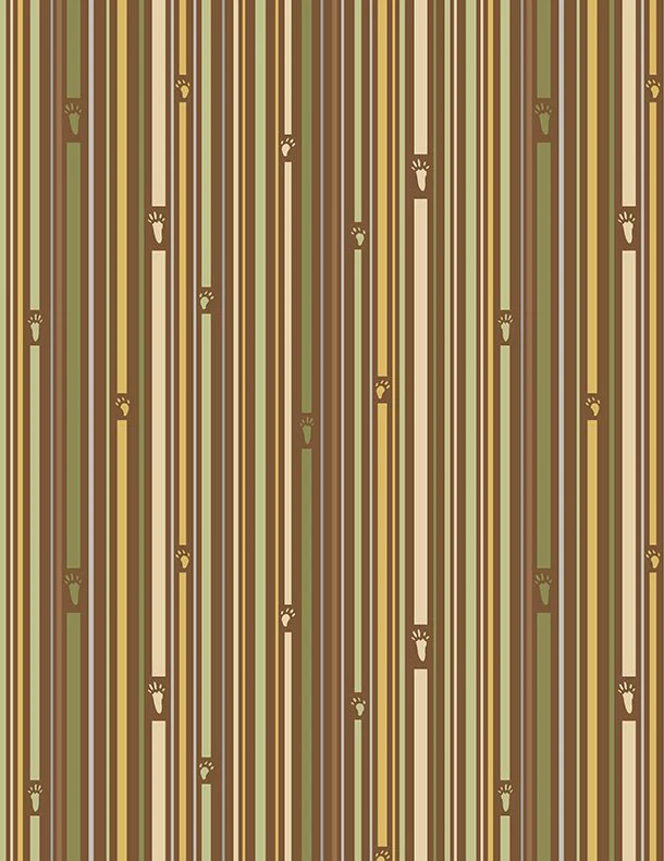 Into The Woodlands Stripes Brown