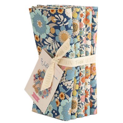 Tilda Wallflower FQB Blue 5pc