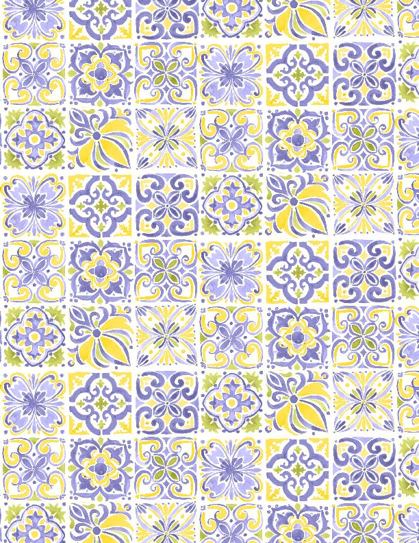 Lavender Lemonade Tiles Multi