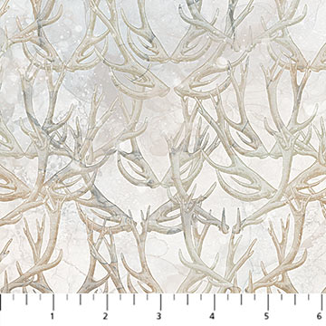 Highland View White Multi Texture Antlers