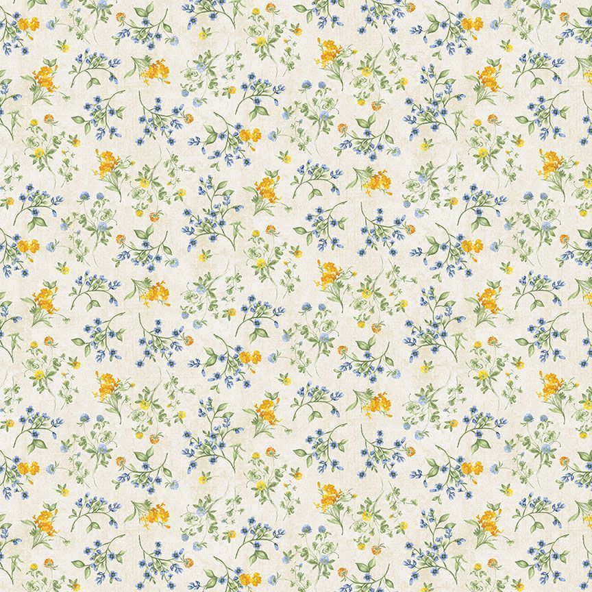 Sunflower Farm Tiny Floral Cream