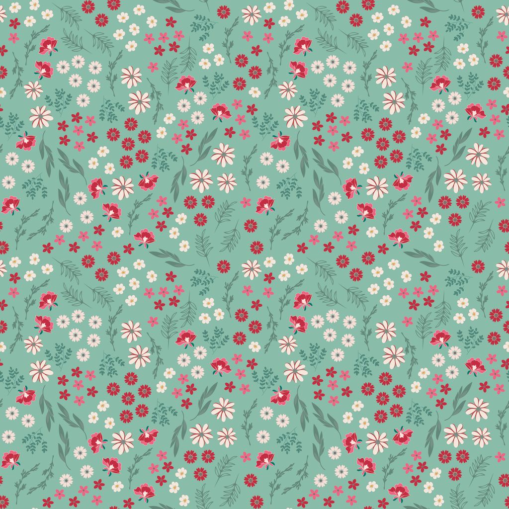 Berry Market Bouquets Scrubs