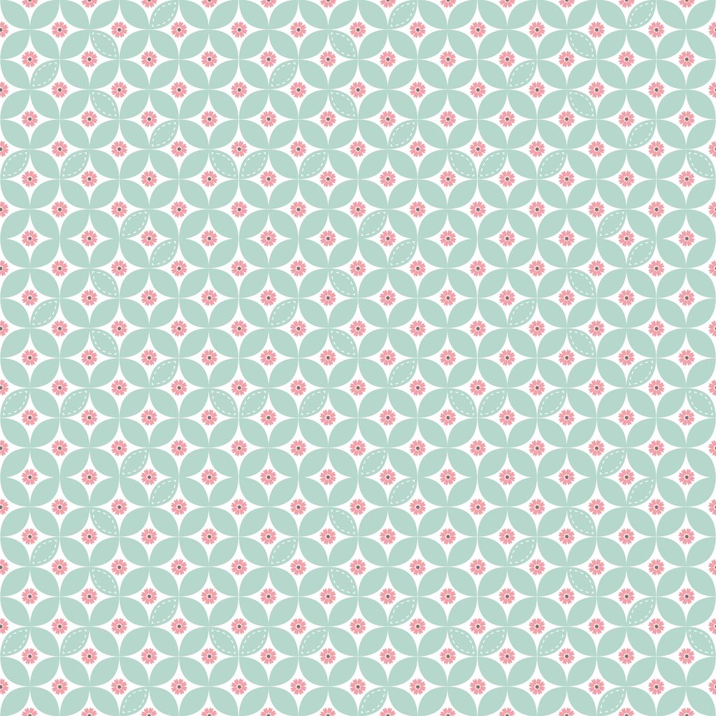 Berry Market Mint Daisies