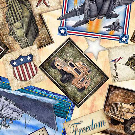 Patriot Military Collage Tan