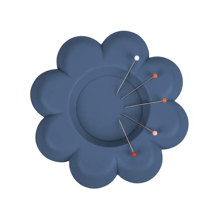 Flower Magnetic Pin Holder Denim